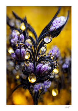 ornate purple flower