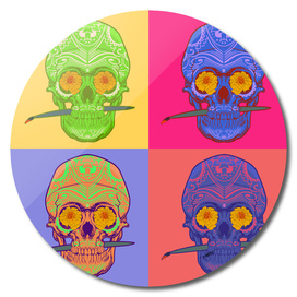 colored boxed skulls_artprint