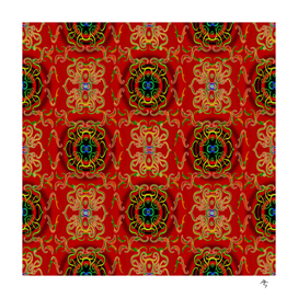 mandala pattern, infinity symbol, eye