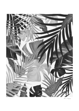 Tropical Jungle Leaves Pattern #16 #tropical #decor #art