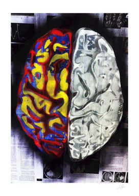 Left brain, right brain | Street art aesthetics