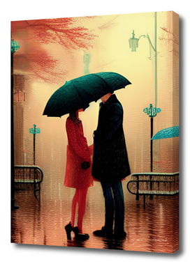 A love in the rain