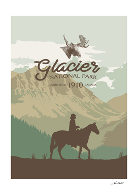 Glacier National Park Moose Head