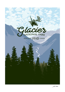 Glacier National Park Valley