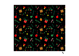 Christmas Pattern Texture Colorful Wallpaper
