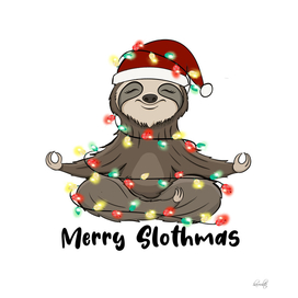 christmas sloth
