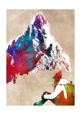 mountaineer climbing sport art #mountaineer #climbing #sport