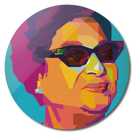 Umm Kulthum Egyptian Singer Pop Art