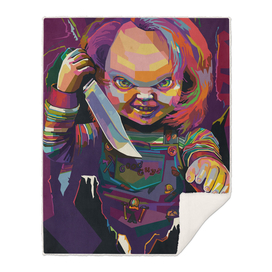 Charles Lee "Chucky" Ray Child's Play Horror Movie Pop Art