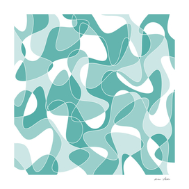 Abstract pattern - turkiz.