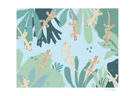 Geckos in the Jungle #2 #decor #art