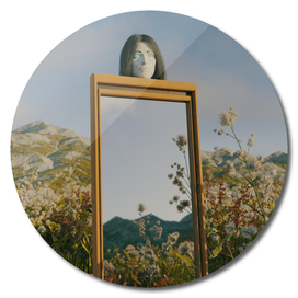 Self Reflection 3D Surrealism Render Artwork