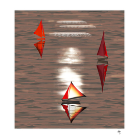 sea,  chocolate sea, romance, scarlet sails