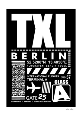 Berlin International Airport Tegel TXL