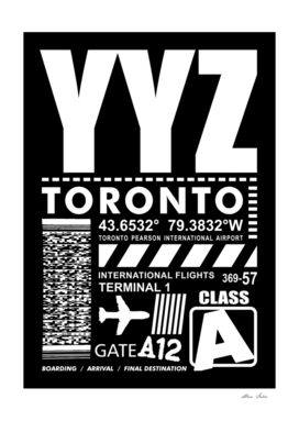Toronto Pearson International Airport YYZ