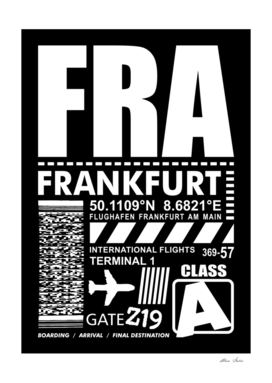 Frankfurt Airport FRA