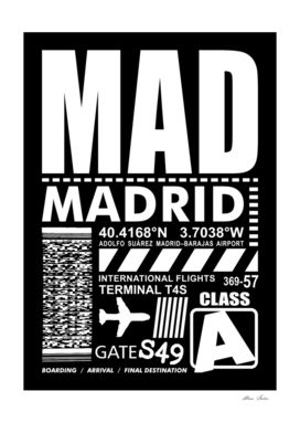 Adolfo Suarez Madrid Barajas Airport MAD