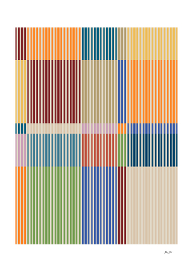 Linear Bauhaus Pattern 3