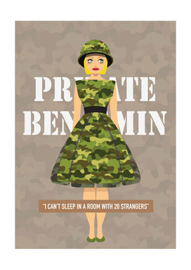 Private Benjamin - Alternative Movie Poster