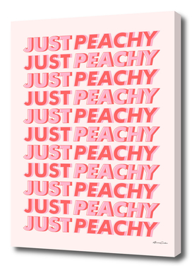 Just Peachy Art Print