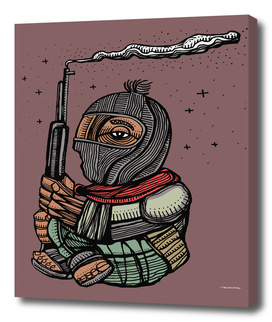 Zapatista rebel mexican soldier