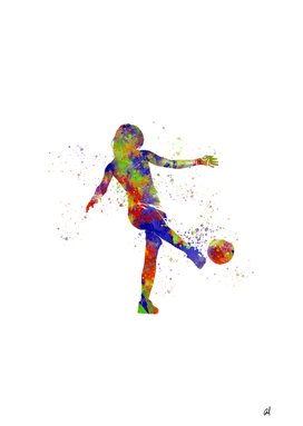 female soccer player