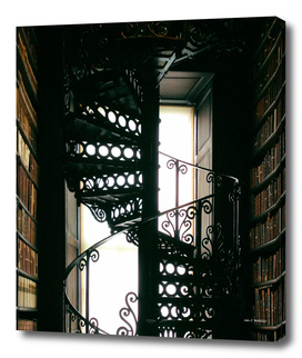 Trinity College Library Spiral Staircase, Dublin, Ireland