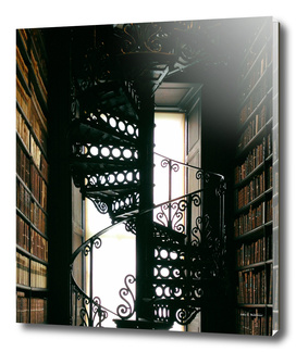 Trinity College Library Spiral Staircase, Dublin, Ireland