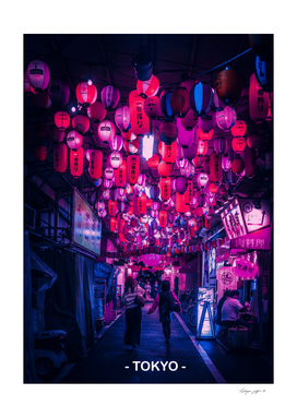 Tokyo Street Neon Cyberpunk