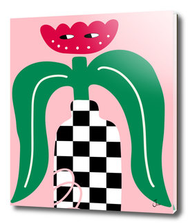 Checker Vase