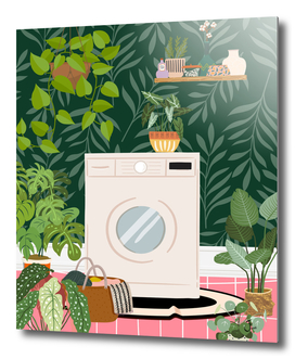 Botanical Laundry Room