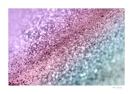 Unicorn Bokeh Glitter #1 (Faux Glitter) #pastel #decor #art
