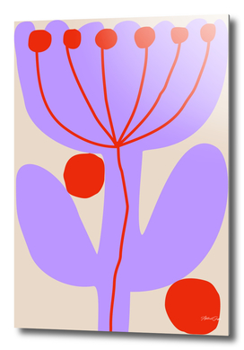 Abstract Shapes Flower Print 10