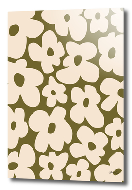 Abstract Shapes Flower Pattern Print 14