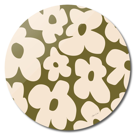 Abstract Shapes Flower Pattern Print 14