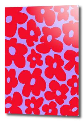 Abstract Shapes Flower Pattern Print 16