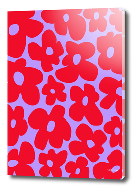 Abstract Shapes Flower Pattern Print 16