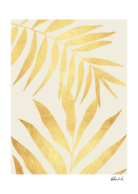 Golden Tropical Leaf 02