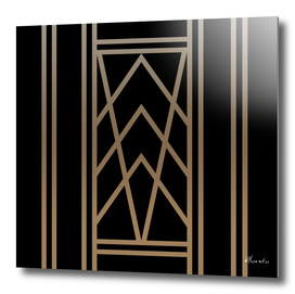 Black and Gold Art Deco