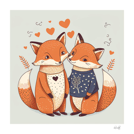lovely foxes