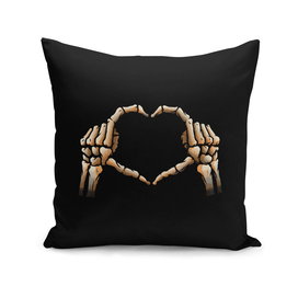 Hands Heart Skeleton I Love You Valentines
