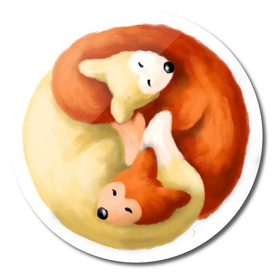 Yin-Yang Foxes
