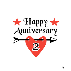 happy anniversary 2nd