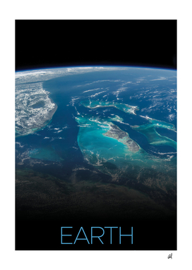 Planet Earth-space poster
