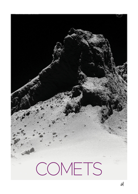 Comets-nasa poster-space poster