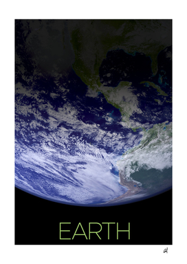 Earth-nasa poster-space poster