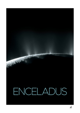 Enceladus-skyline poster-space poster