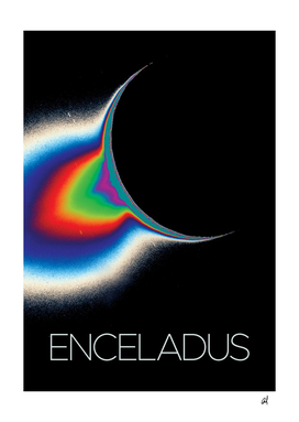 Enceladus-nasa poster-space poster