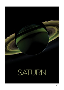 Saturn-space poster