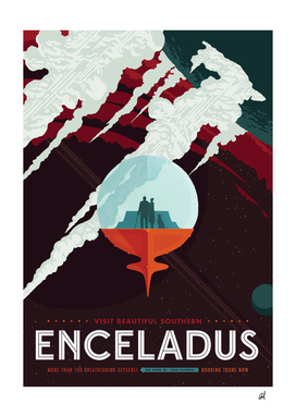 enceladus-space poster-nasa poster